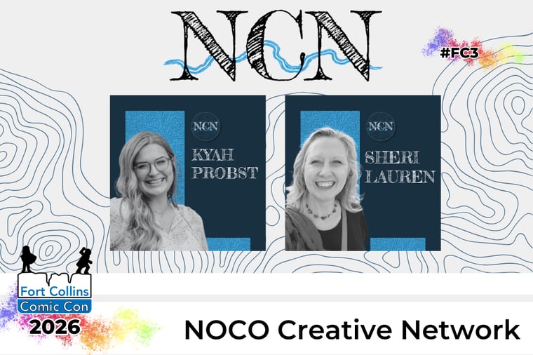 comic con and NCN branded graphic